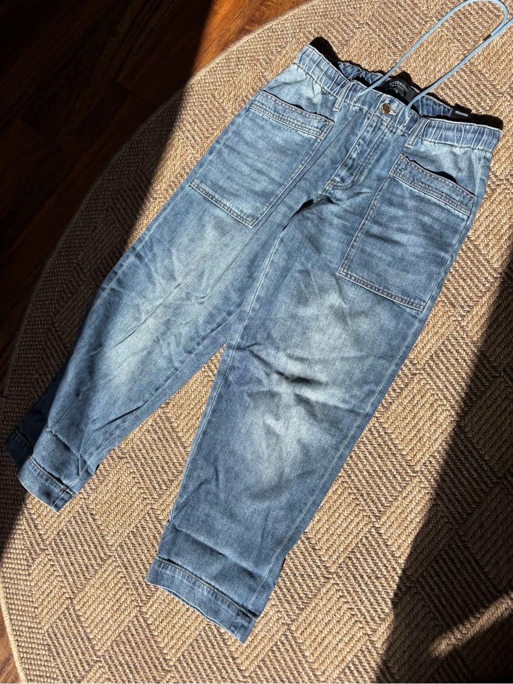 Liverpool 'S Utility Denim Jeans With Elasticated/Drawstring Waist -Sz 29